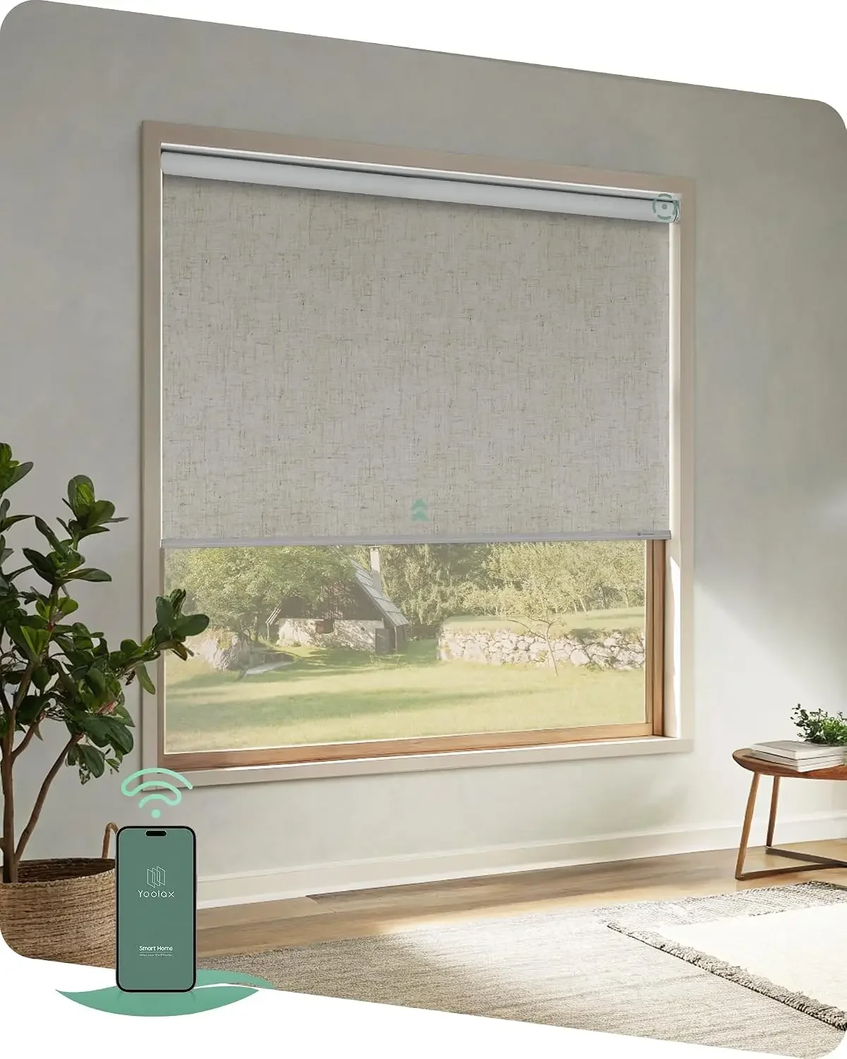Motorized Blinds App Control, Artisan Beige, 46