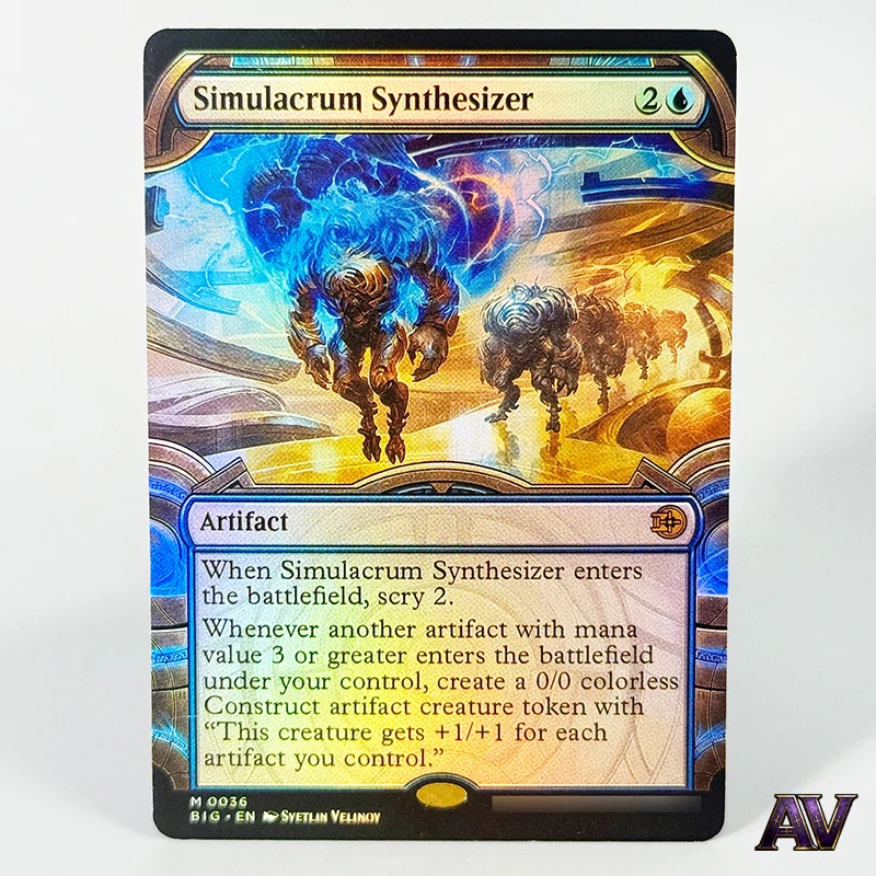 

Коллекционные карты Simulacrum Synthesizer Foil No.0036: Карта-артефакт Pioneer для современных игр, магическая редкая коллекционная карта-прокси