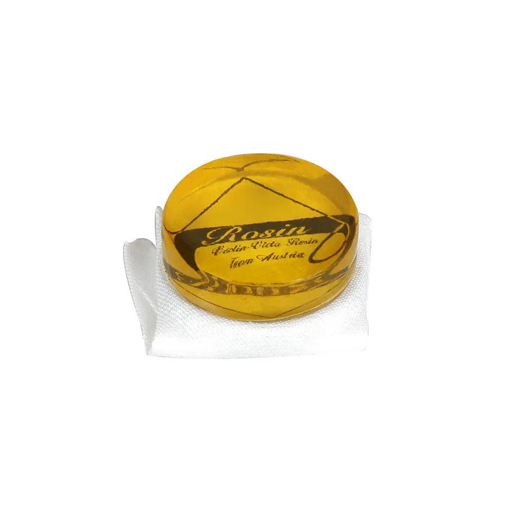 Natural Transparent Yellow Low Dust Rosin Good Friction Strong Adhesion for Violin Cello Viola Bow Strings Produce Pure Clear