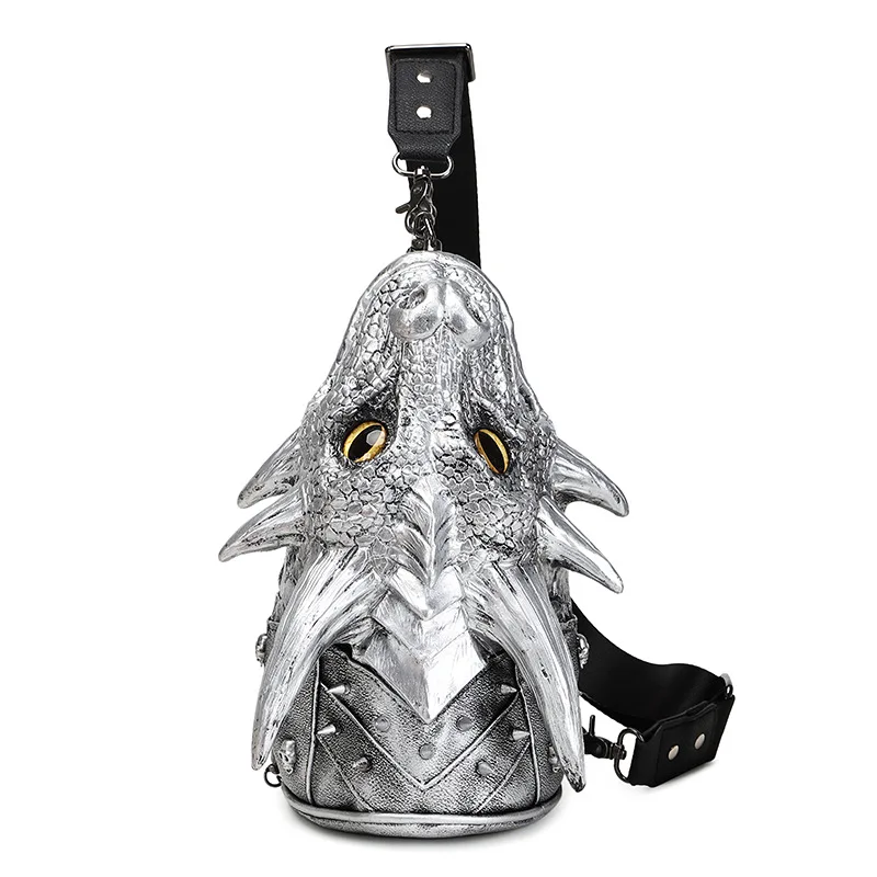 Fashion Trend 3D Dragon Head Crossbody Bag for Women Vintage Casual Shoulder Bag Luxury Shoulder Bags Ladies Handbags Purse