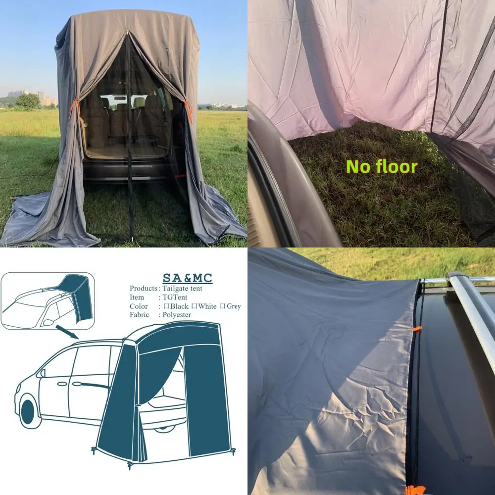 خيمة سيارات الدفع الرباعي المحمولة للتخييم في فان، مأوى خفيف الوزن مقاوم للماء، مثالية للمسافرين البدويين، سهلة التغيير والاستحمام #1