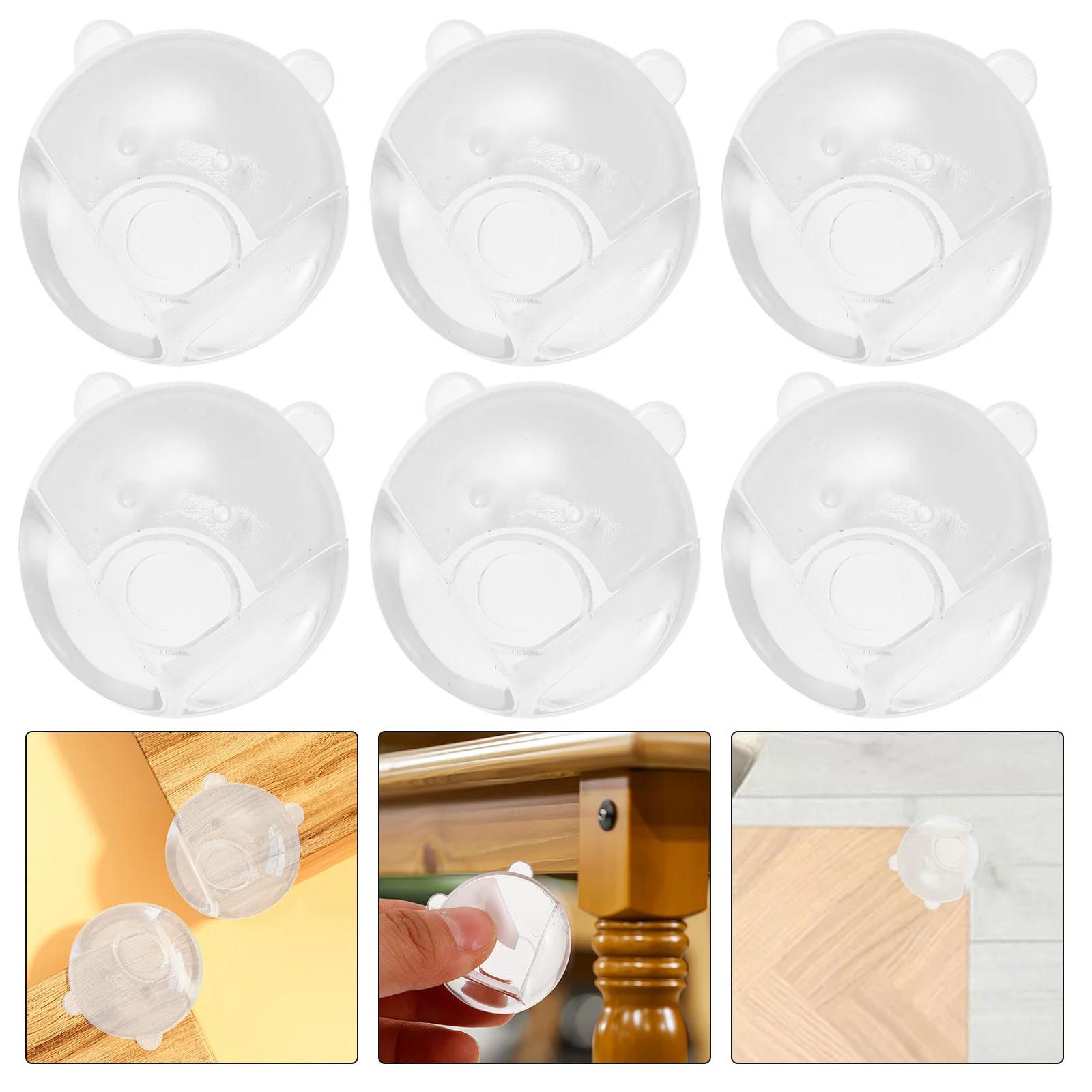 

10Pcs Corner Guards for Tables and Furniture Scratch Protection Soft Material Seamless Integration Elegant Look