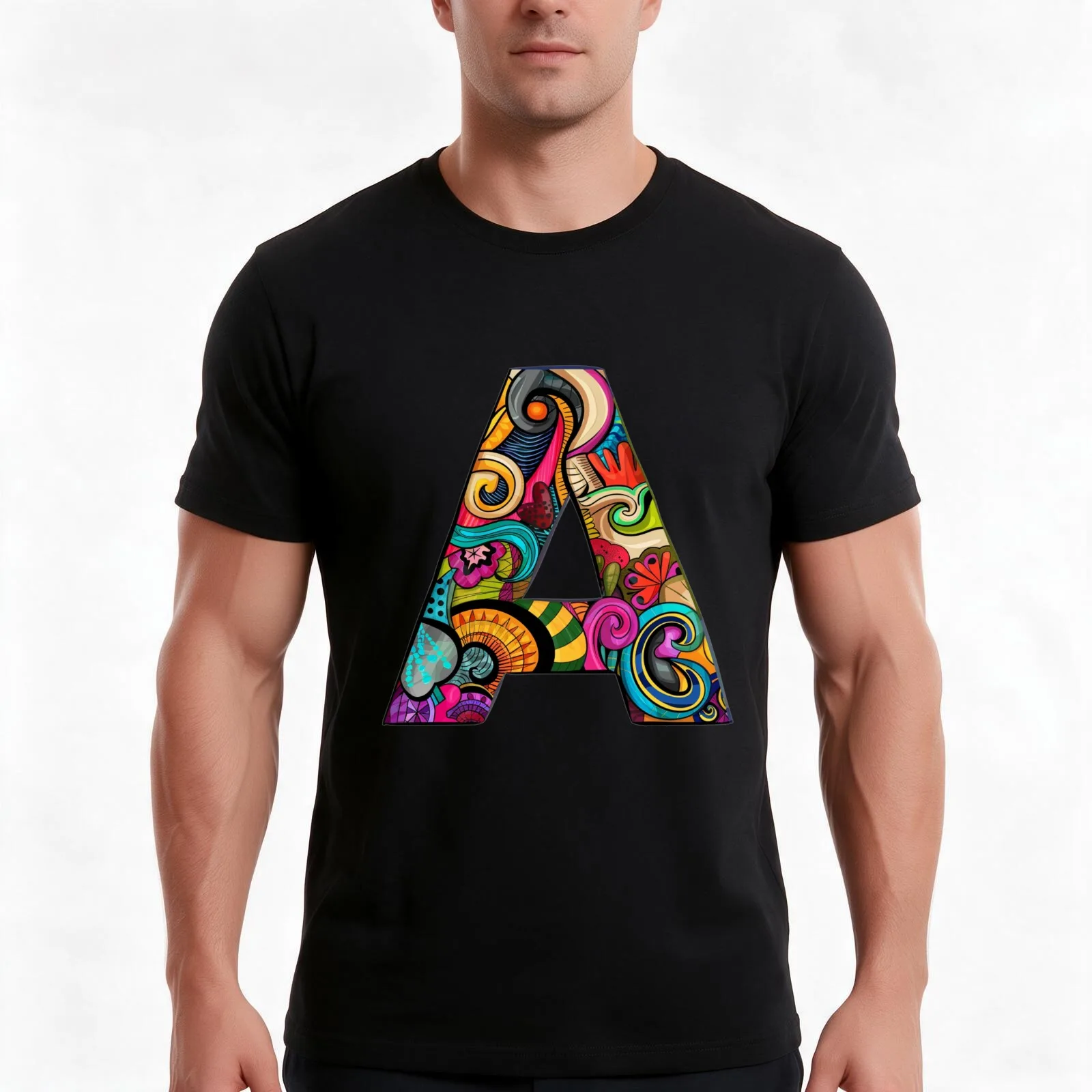 Monogram A Astarte T-Shirt Summer Casual Cotton Tee Oversized Streetwear Tops Vintage Graphic Print Loose Fit Short Sleeve