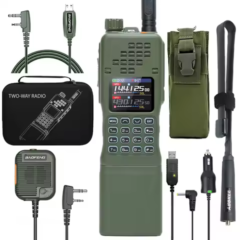 Baofeng AR-152 Pro GPS Walkie Talkie Two Way Radio 12000mAh Battery Tactial 50KM Long Range AN PRC-152 Multi Band Transceiver