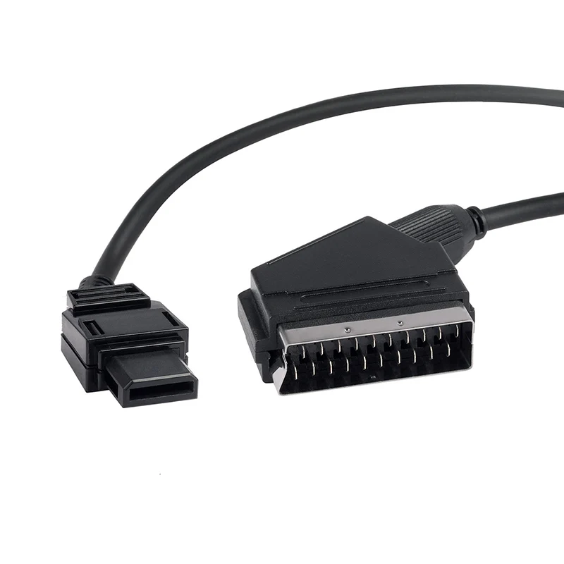 Соединительный Кабель Scart RGB AV для аудио-и видеокабелей, подходящий для игровой консоли NES Lead Peritel