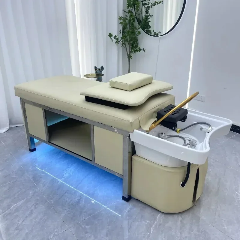 سبا حديث سماعة الرأس سبا تايلاندية تدليك شامبو سرير حمام صالون الشعر