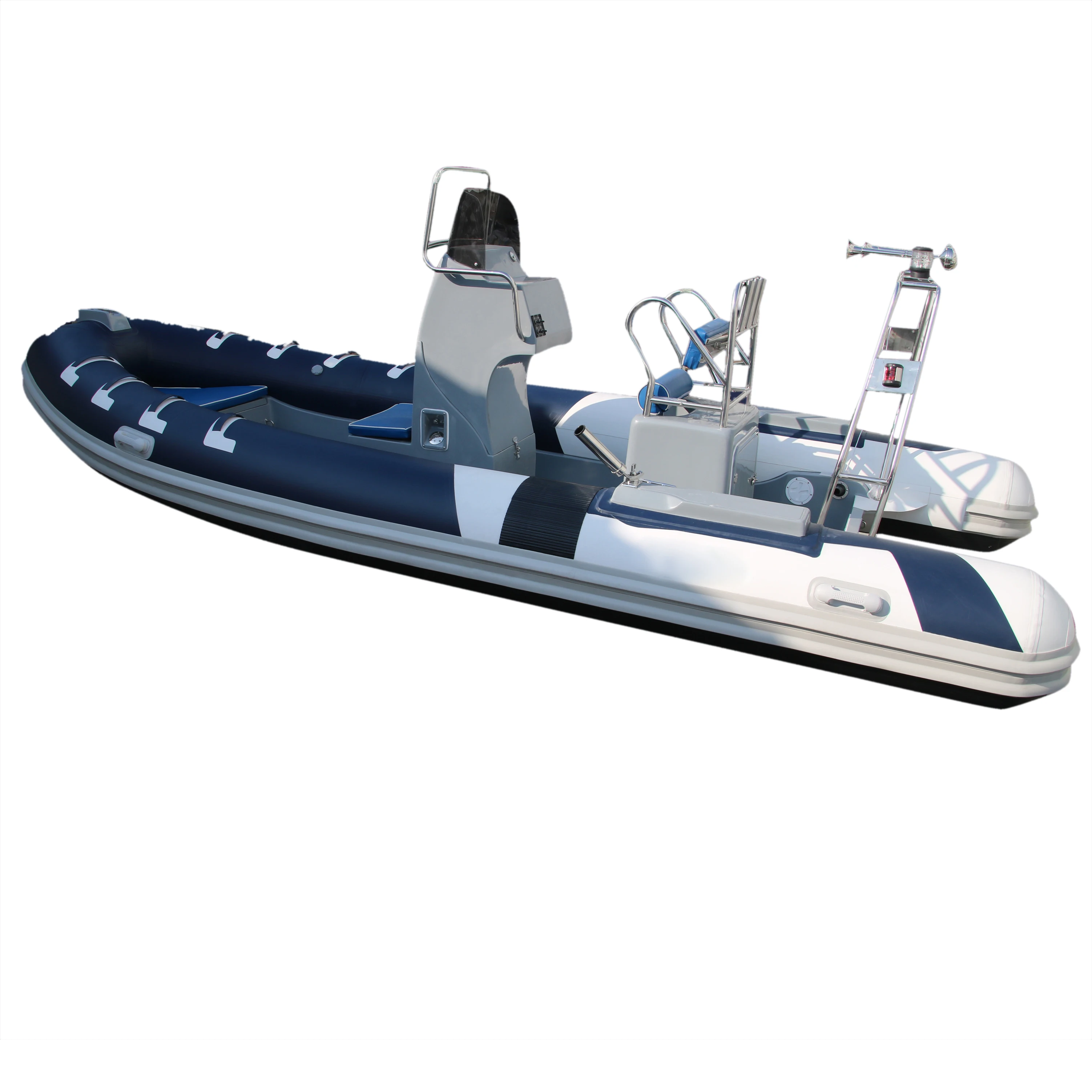 Angelradio-Boot mit Fischoptik, Angelkatamaran-Boot