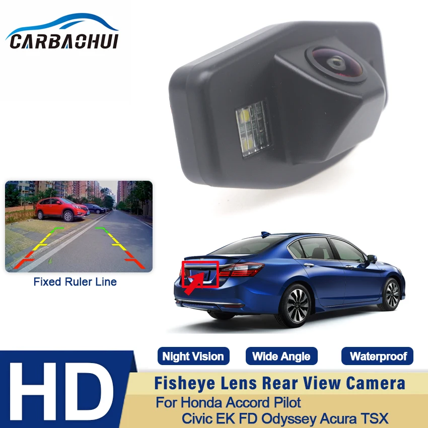 

170 Degree HD Waterproof 1080x720P Special Vehicle Rear View Camera For Honda Accord Pilot Civic EK FD Odyssey Acura TSX Car