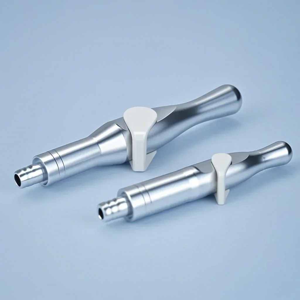 

Стоматологические автоклавируемые слиновыжимающие клапаны, высокопрочный и короткий недельный адаптер наконечника, сливочный воздуховод с переключателем