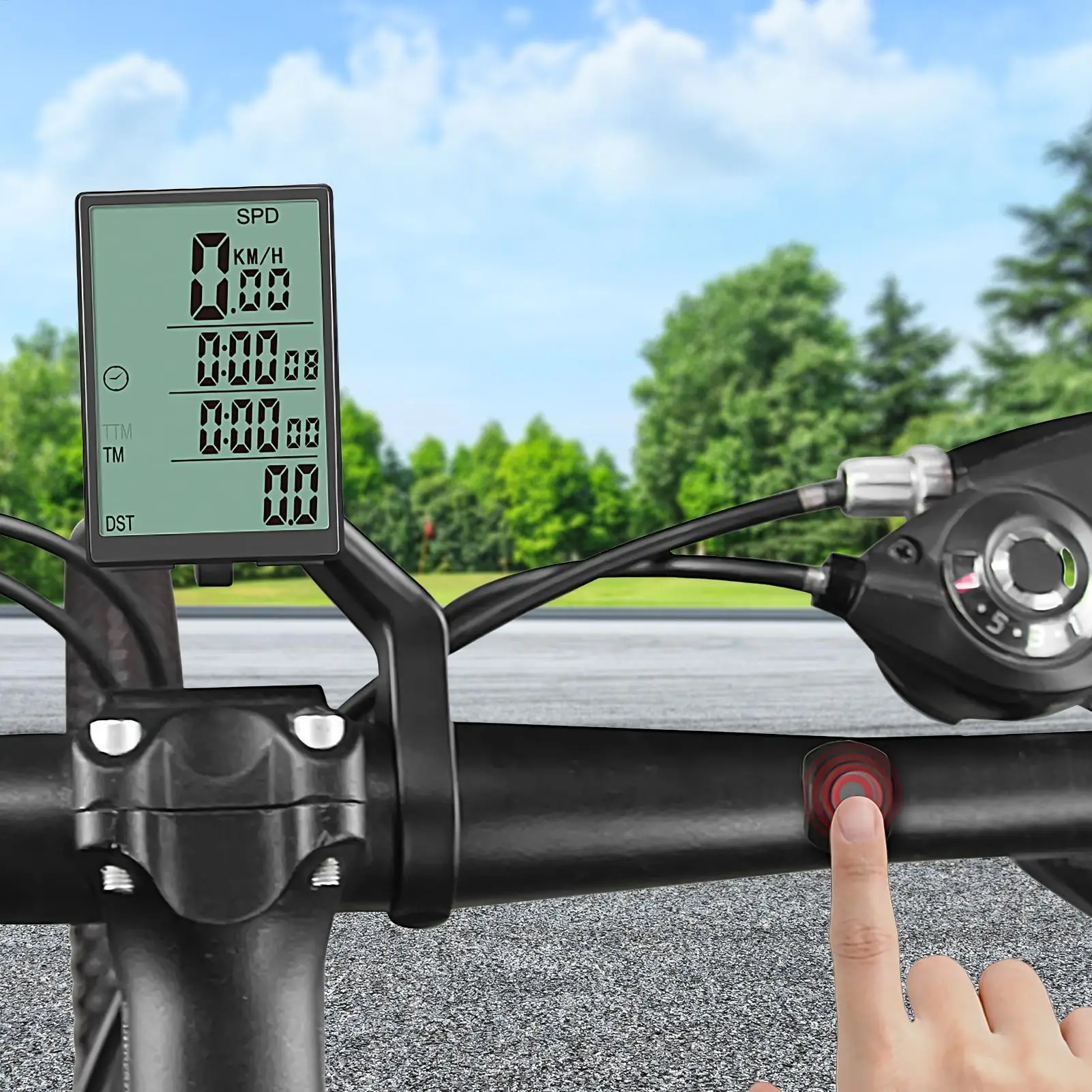 

Велосипедный секундомер, проводной велосипедный компьютер, водонепроницаемый велосипедный спидометр, горный дорожный велосипед, светящийся одометр, проводной датчик для велосипеда