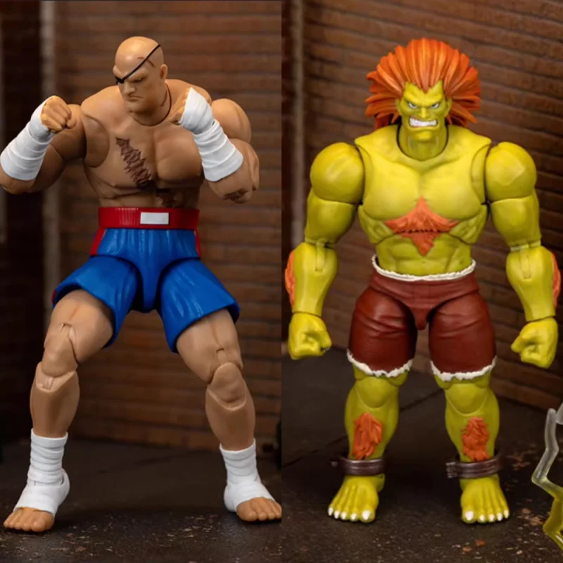 

В наличии оригинальный Jada Street Fighter 6 Blanka Viktor Sagat аниме фигурка 15 см Виктор Sagat фигурка модель игрушки подарки