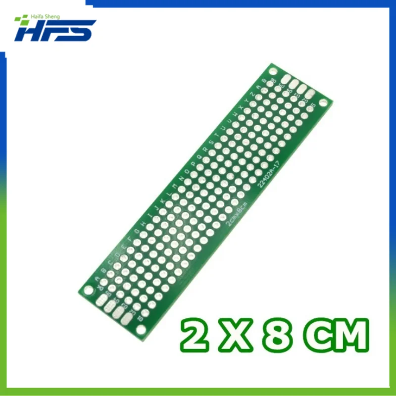2x8cm Double Sided Prototype PCB DIY Universal Printed Circuit Board