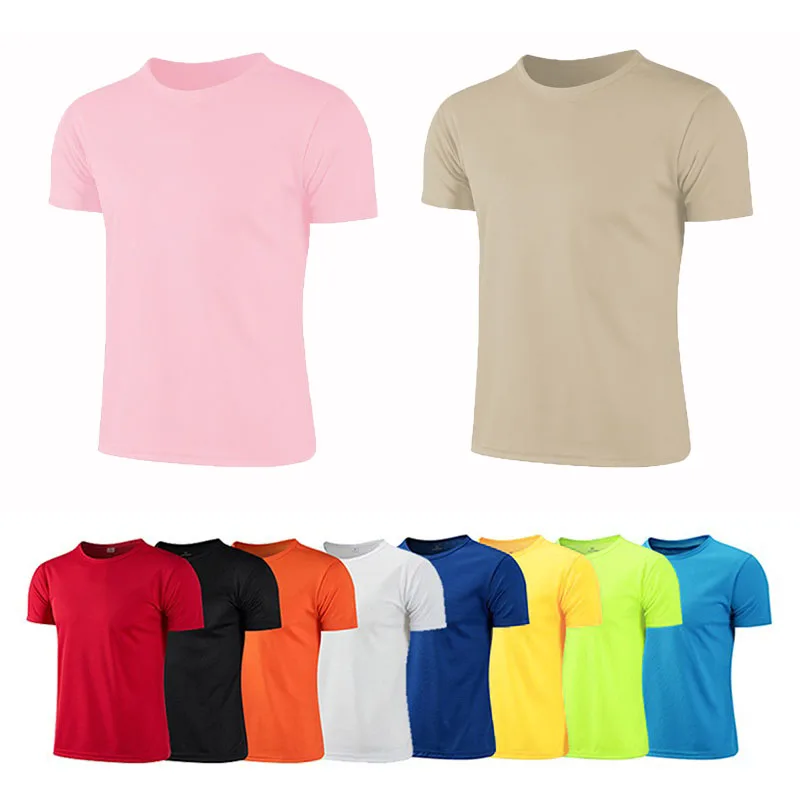 Men Women Quick Dry Short Sleeve Sport T Shirt Gym Jerseys Fitness Shirt Trainer Running T Shirt Teenager Breathable Sportswear