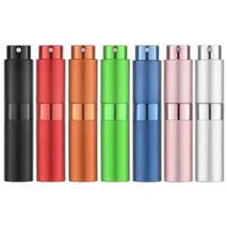 Atomizer Perfume 8ML 10ML Spray Bottle for Travel , Empty Refillable Cologne Dispenser, Portable Sprayer for Men and Women
