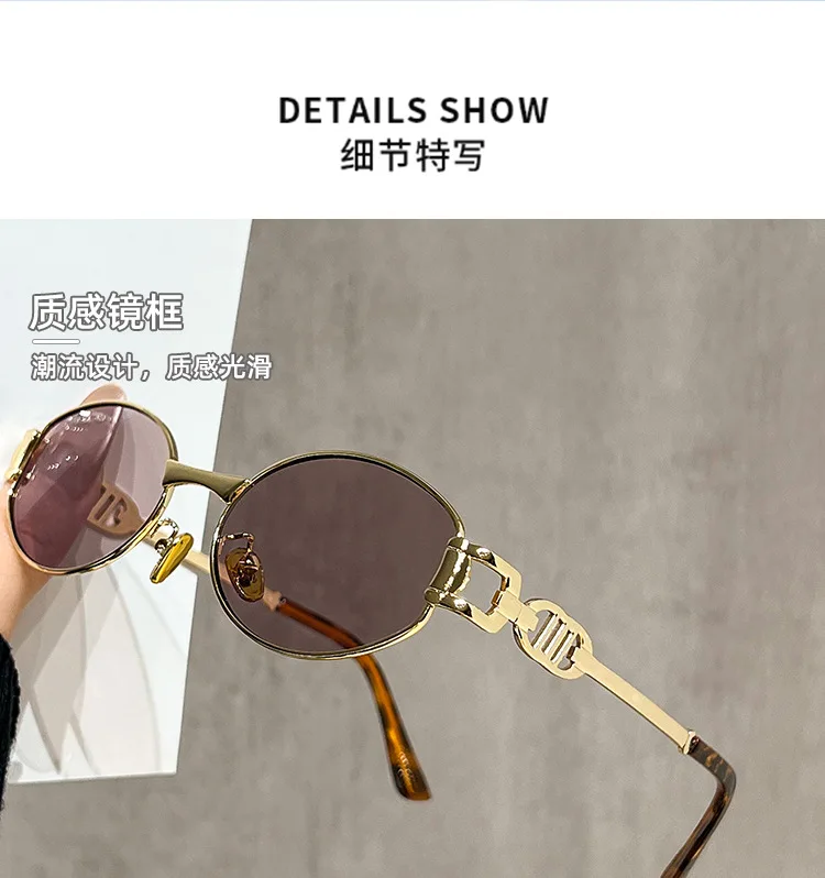For 2026 Trendy UV Protection Sunglasses Women Travel Photo Eyewear Versatile Daily Shades for Plain Face Outfit