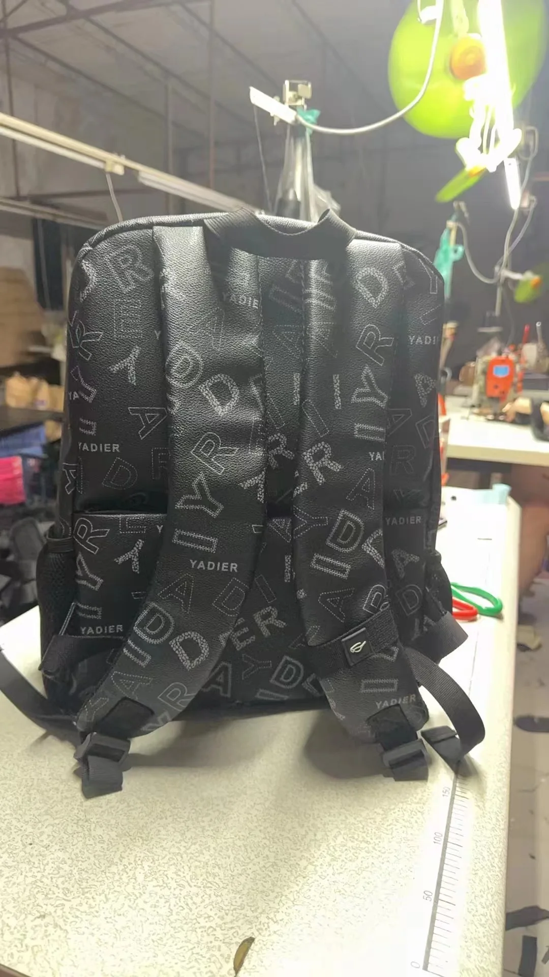 Women Men LED Display Screen Walking Advertising Backpack School Laptop Bags