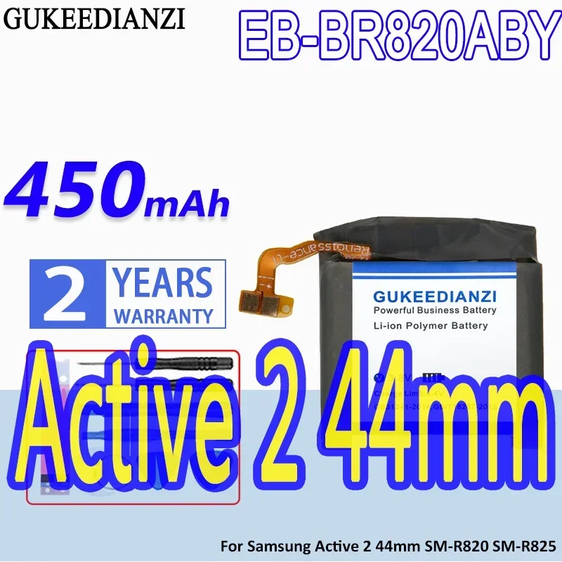 

High Capacity GUKEEDIANZI Battery EB-BR820ABY 450mAh For Samsung Galaxy Watch Active 2 SM-R820 SM-R825 44mm