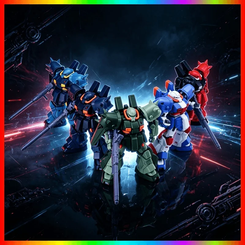 

New product】AK MODEL HG004 HG 1/144 Hi-Zack Assembly Model Kit Robot Action Figures Plastic Model robot Christmas Gift Toy