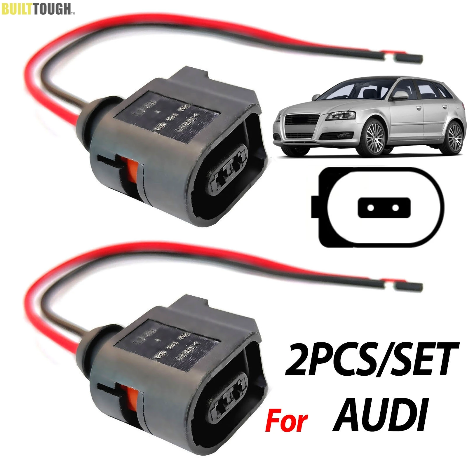 

2x для Audi A1 8X A3 8P 8V A4 8K A5 8T 8F A6 4G C7 A7 A8 Q3 8U Q5 8R Q7 TT разъем скорости колеса датчика ABS, ткацкий станок проводки