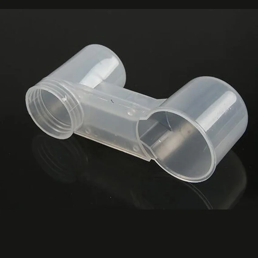 

Plastic Pet Bird Drinker Feeder Water Bottle Cup Cat Chicken Pigeon Parrot Hamster Double Nozzle Water Guide for Family Garden
