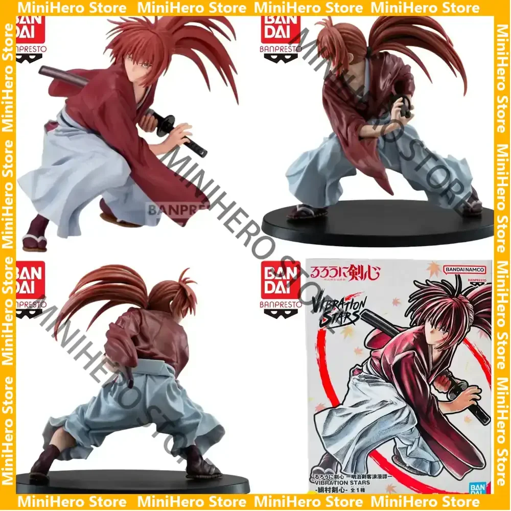 

В наличии Оригинальная фигурка Bandai Banpresto Himura Kenshin 1/8 из ПВХ для аниме-коллекций