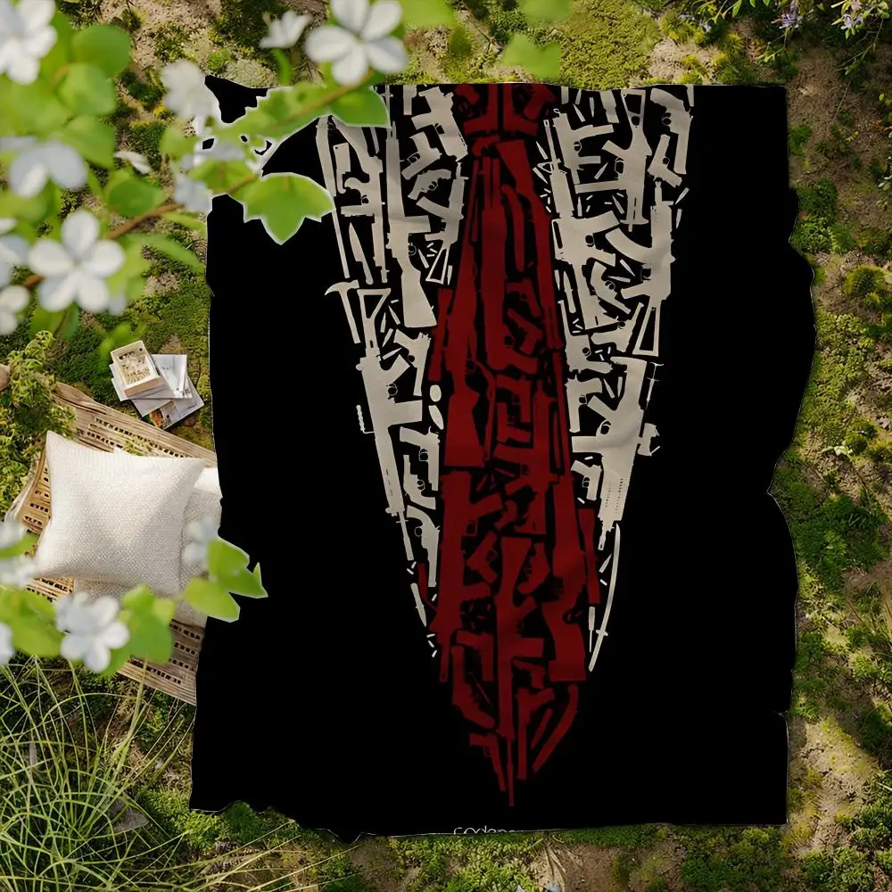 game H-Hitman Agent Throw Soft Flannel Blanket for Bed Bedroom Sofa Picnic Throw Skin-friendly Breathable Gift Cover