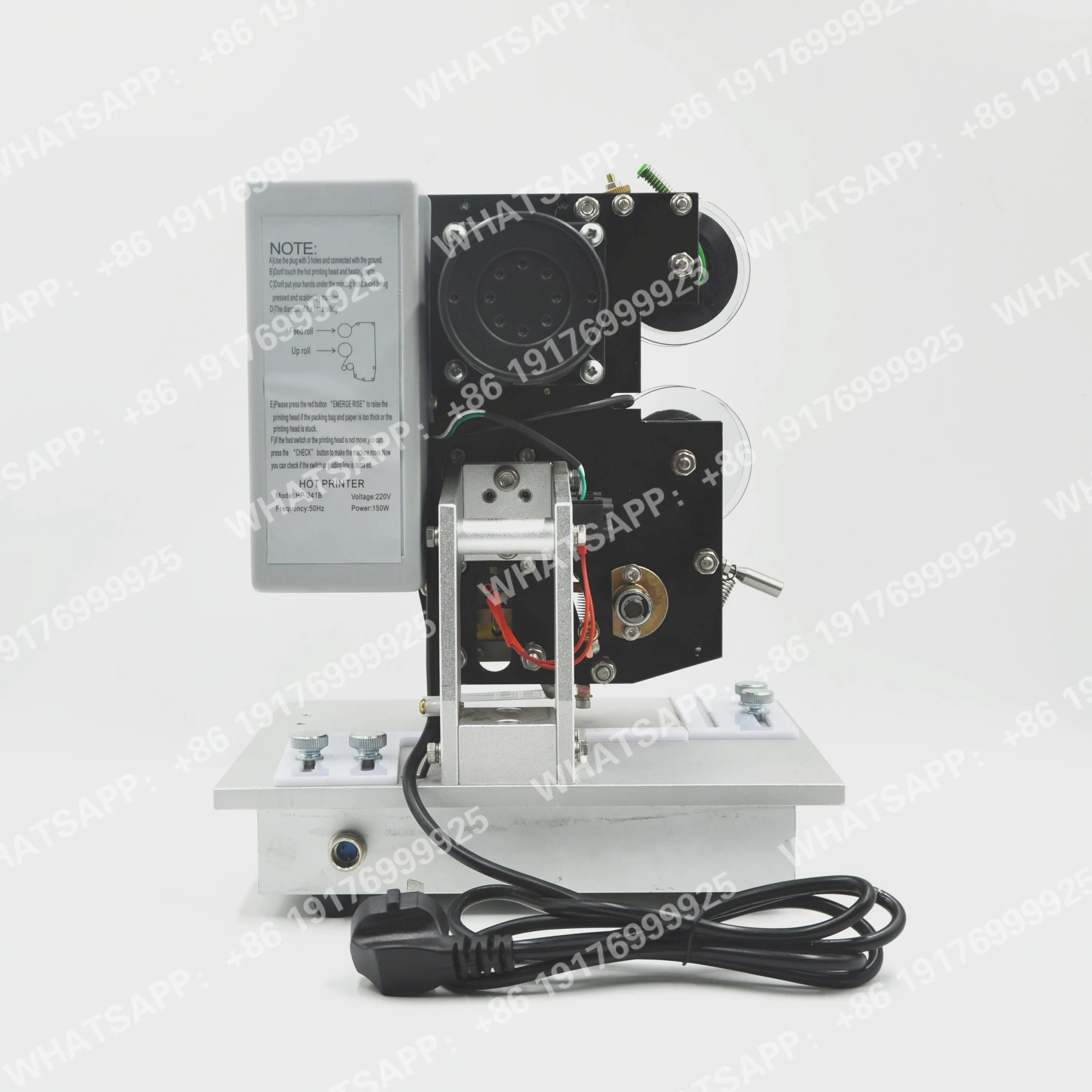 Semi-auto Hot Stamping Machine HP-241B Foil Printer Stamping Machine Expiry Date Stamping Machine
