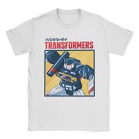 Transformers Decepticons Soundwave T-Shirt Men Robot Awesome Cotton Tee Shirt Crew Neck Short Sleeve T Shirt Original Clothing