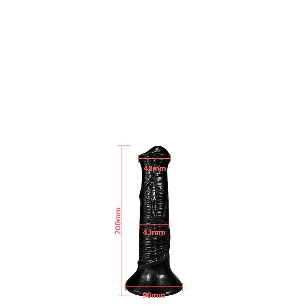 Dildo animale realistico stile cavallo gioco anale per donna_voghion.com