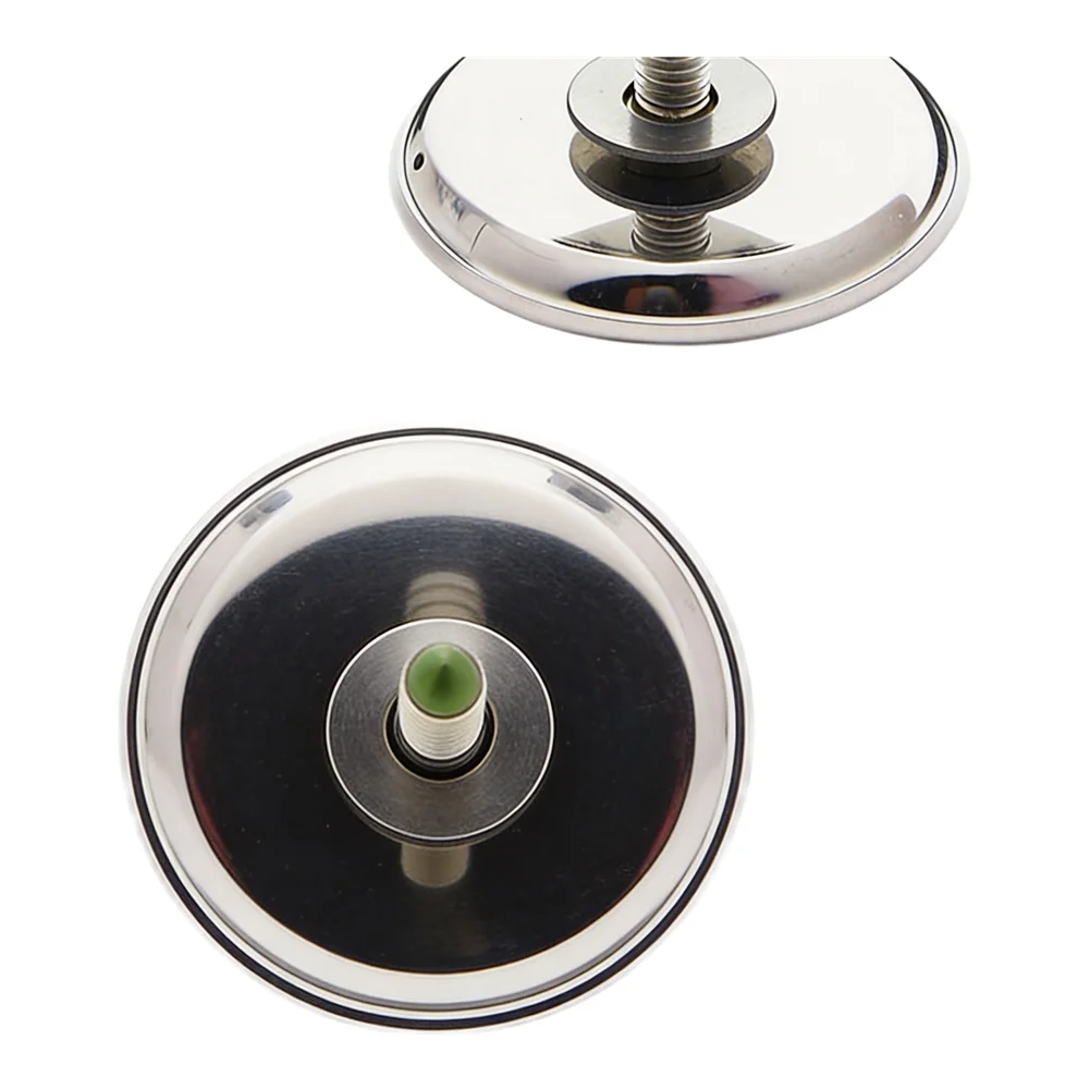 Stainless Steel Probe Bimetal Thermometer Stainless Steel Body Bimetallic Sensing Coil 7cm Probe Length For Stovetop