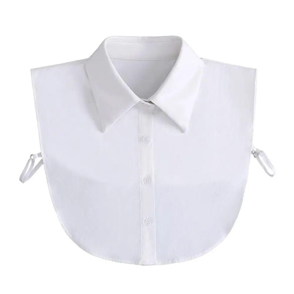 

Fashion Cotton Shirt Fake Collar Classic Vintage Lapel Women Detachable Blouse False Collar