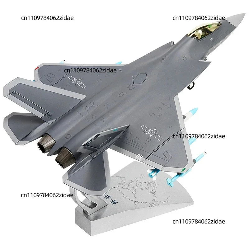 For 1:48 J-35 Alloy Fighter Model J35A Simulation Carrier-based Military Aircraft Collection Ornament