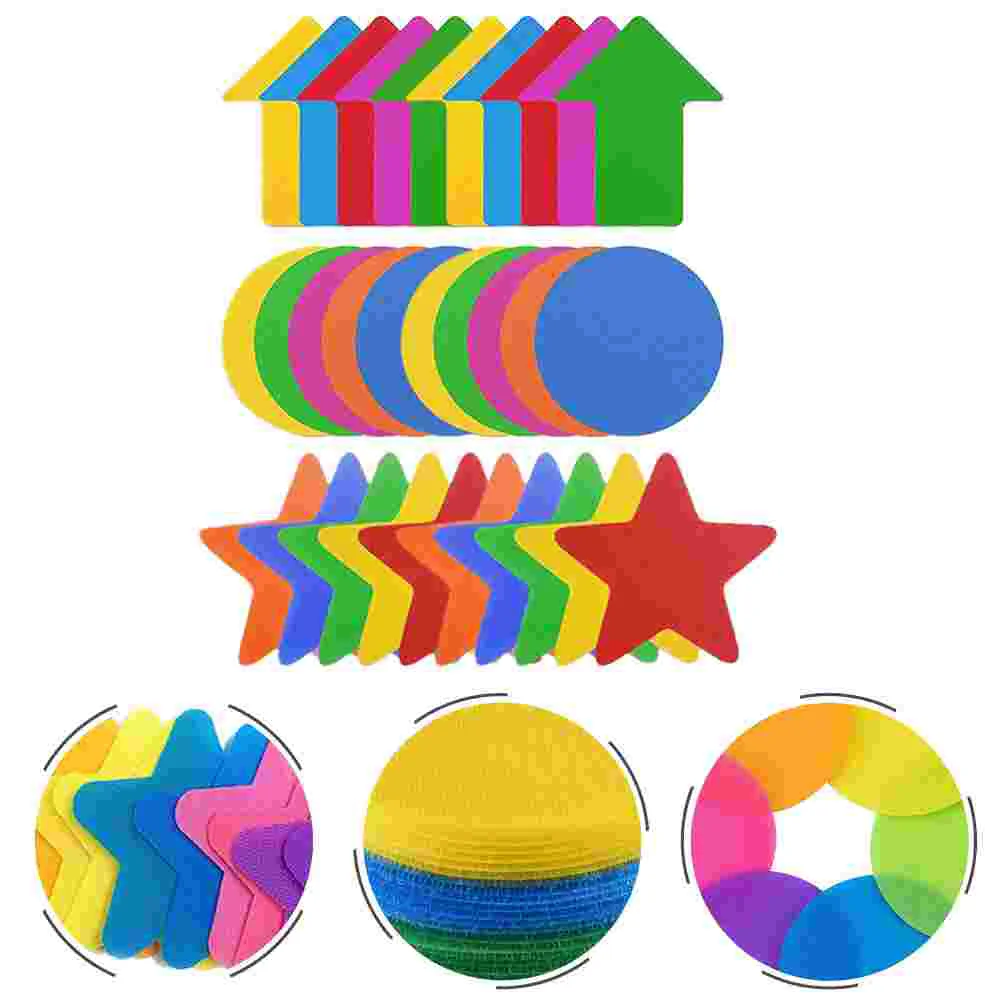 

30 Pcs Carpet Markers Logo Stickers Colorful Rug Kids Accessory Floor Supply Wear-resistant Nylon Interesting Child