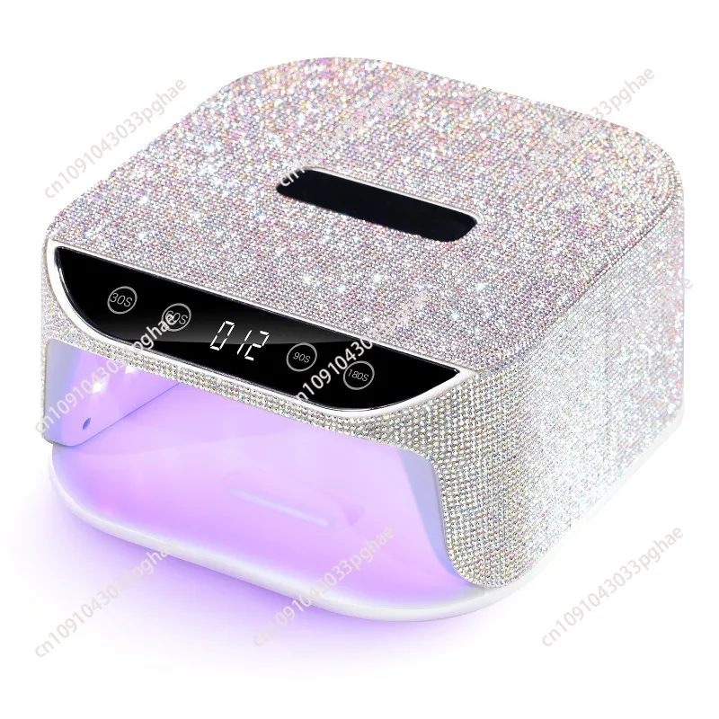 

36LEDS Rechargeable Nail Lamp Professional UV LED Lamp With Diamonds 72W Gel Polish Nail Drying For Nail Polish Manicure Tools