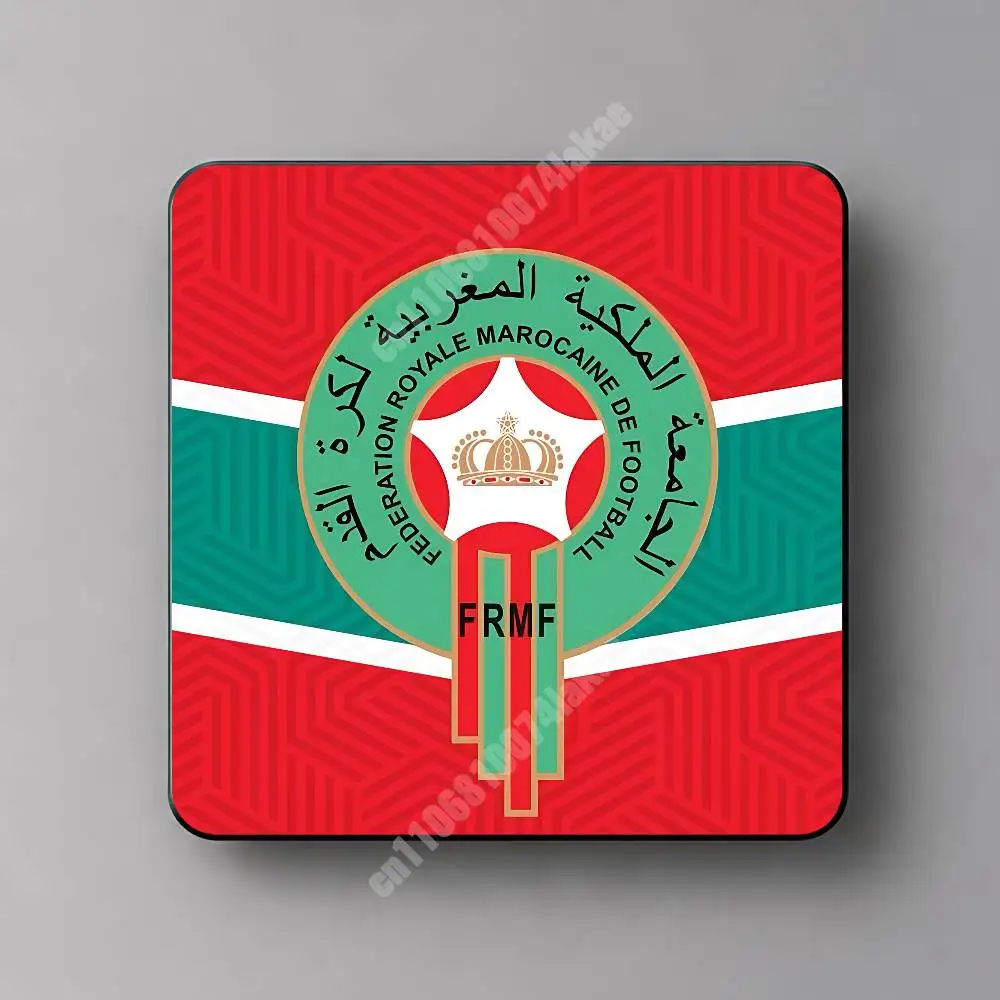 Morocco Football 2026 Soccer Magnetic Sticker Reflective Fridge Decal for Metal Surfaces Magnet Sign