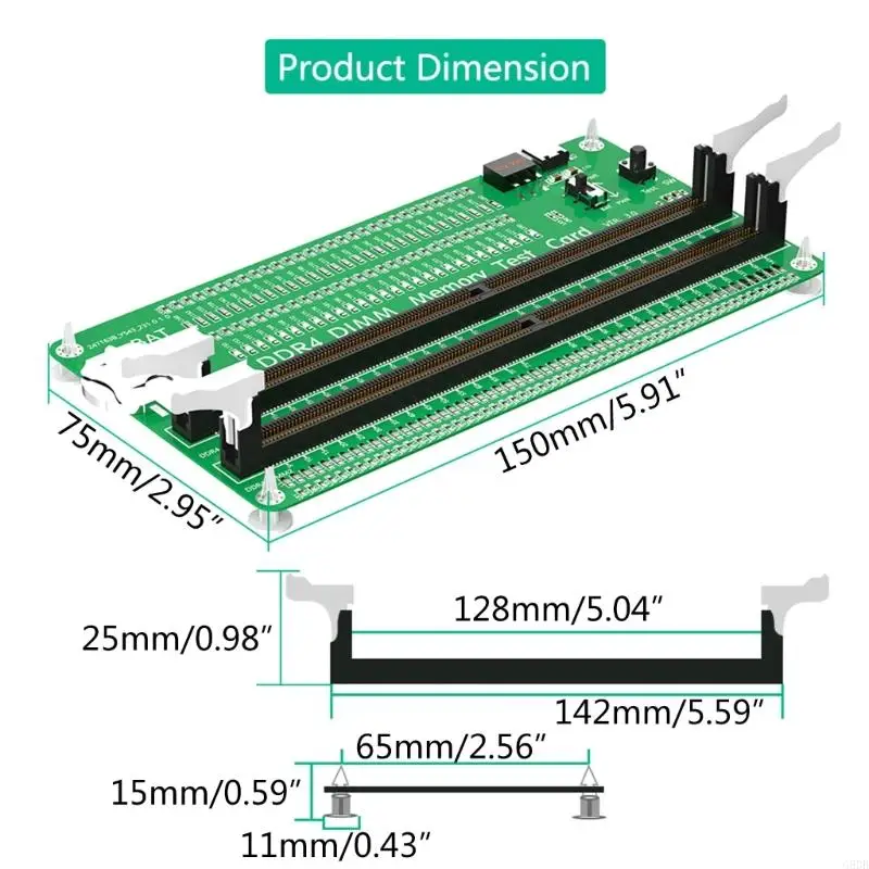 G8DB Laptop/Desktop Motherboard Test Card DDR4 Memory Slot Diagnostic Repair