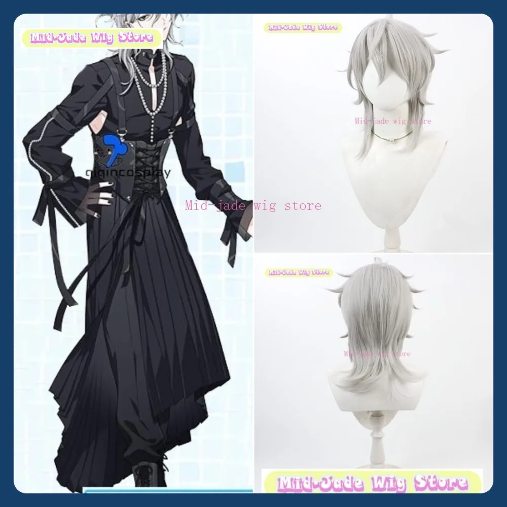 

Mid-jade Wig Store Hyakume Oni Cosplay Wig Anime Game Role Playing Synthetic Hair Halloween Party