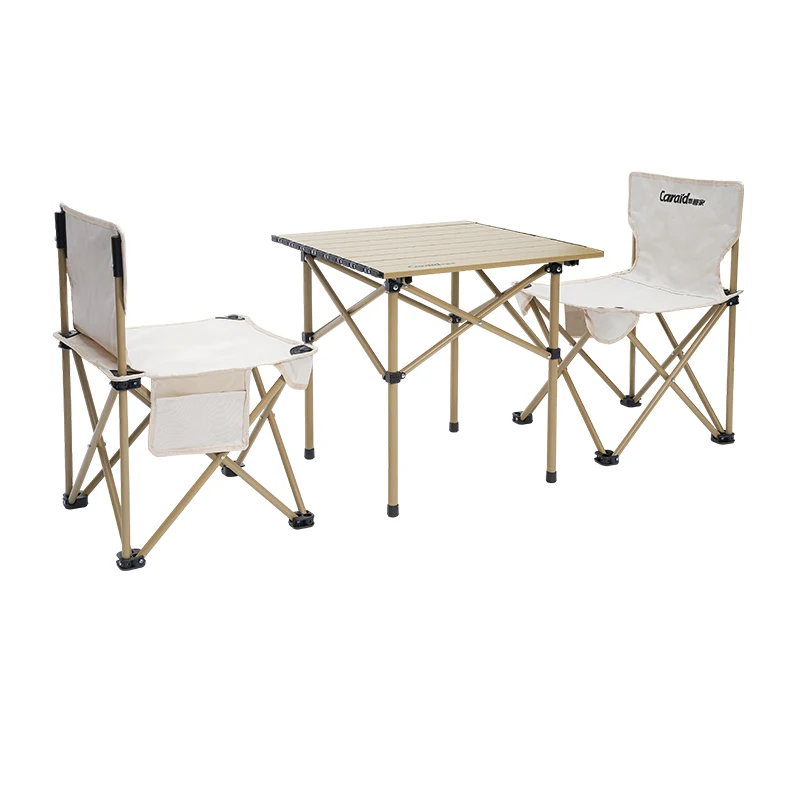 Mesas y sillas plegables para exteriores, portátiles, ultraligeras, mesas y sillas para acampar, mesa enrollable de huevos, juego de equipo para acampar