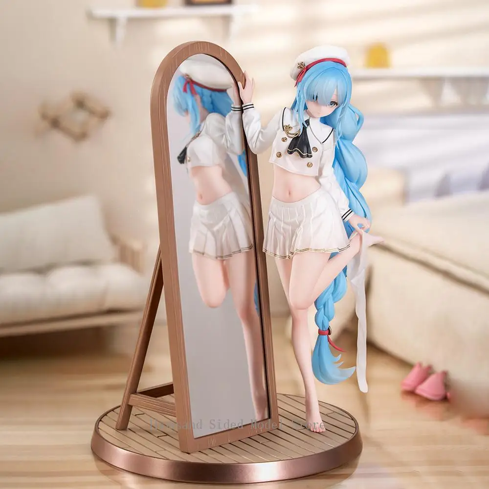 มีสินค้าในสต็อก Myethos Gift+ Azur Lane Janus รูปปั้นอนิเมะต้นฉบับขนาด 1/8 ท่าทางกำลังลังเลเปลี่ยนเสื้อผ้า ของสะสม ของเล่น