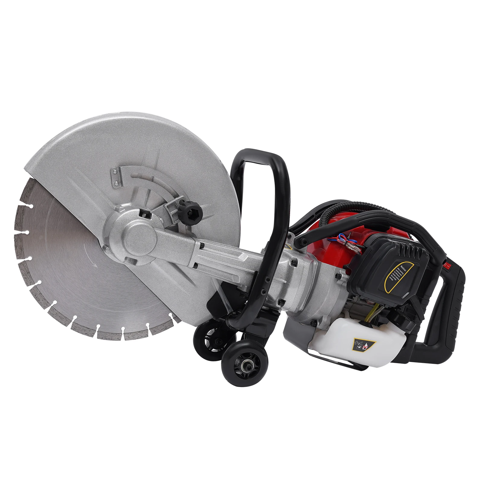 2 Stroke 52 CC Gas Concrete Cut off Saw Cement Masonry Wet Dry Saw Cutter Blade