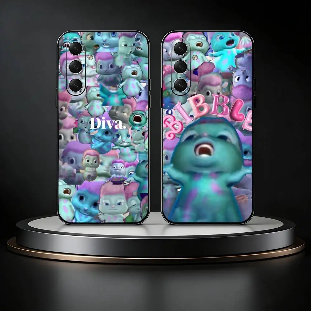 Funny B-Bibble Meme Phone Case For Samsung Galaxy A73,A21s,A22,A31,A52,A53,A71,A41Soft Black Shell