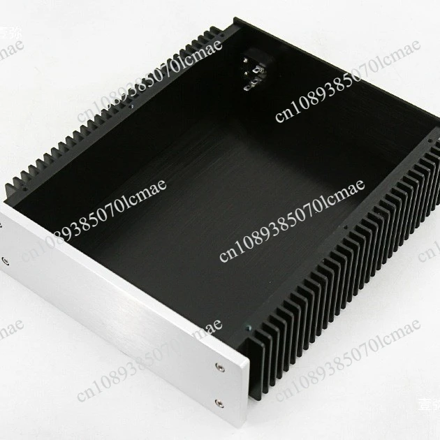 All-Aluminum DIY Audio Chassis Case 2107 with Side Heat Sinks for Amplifier