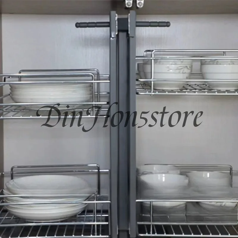 Kitchen Kitchen Cabinet Pull Blue Shelf Cabinet Corner Left and Right Door Little Monster Corner Pull Basket