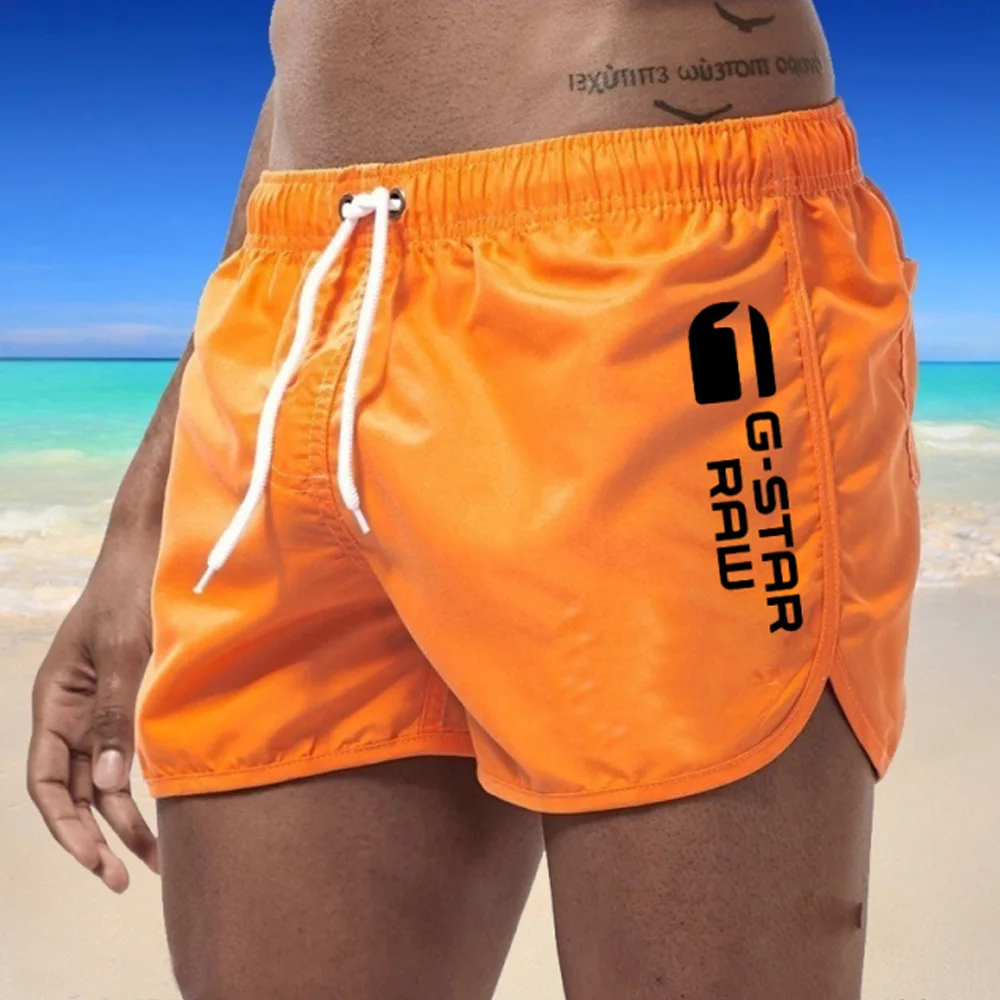 Men\'s Shorts Swimwear Man Swimsuit Swimming Trunks Sexy Beach Shorts Surf Board Male Summer Breathable Clothing Pants (9colors)