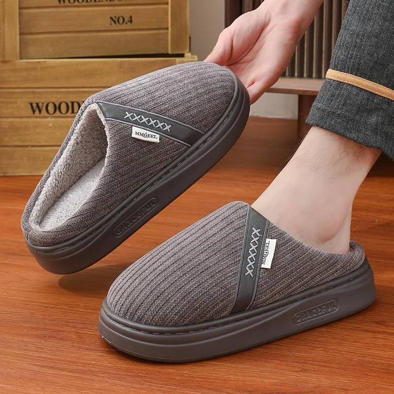 Winter Women's Slippers Home Plush Luxury Designer Woman Shoes Indoor Casual Fuzzy Fur Slides Flat Elegant Fluffy Warm Soft Sole view 4