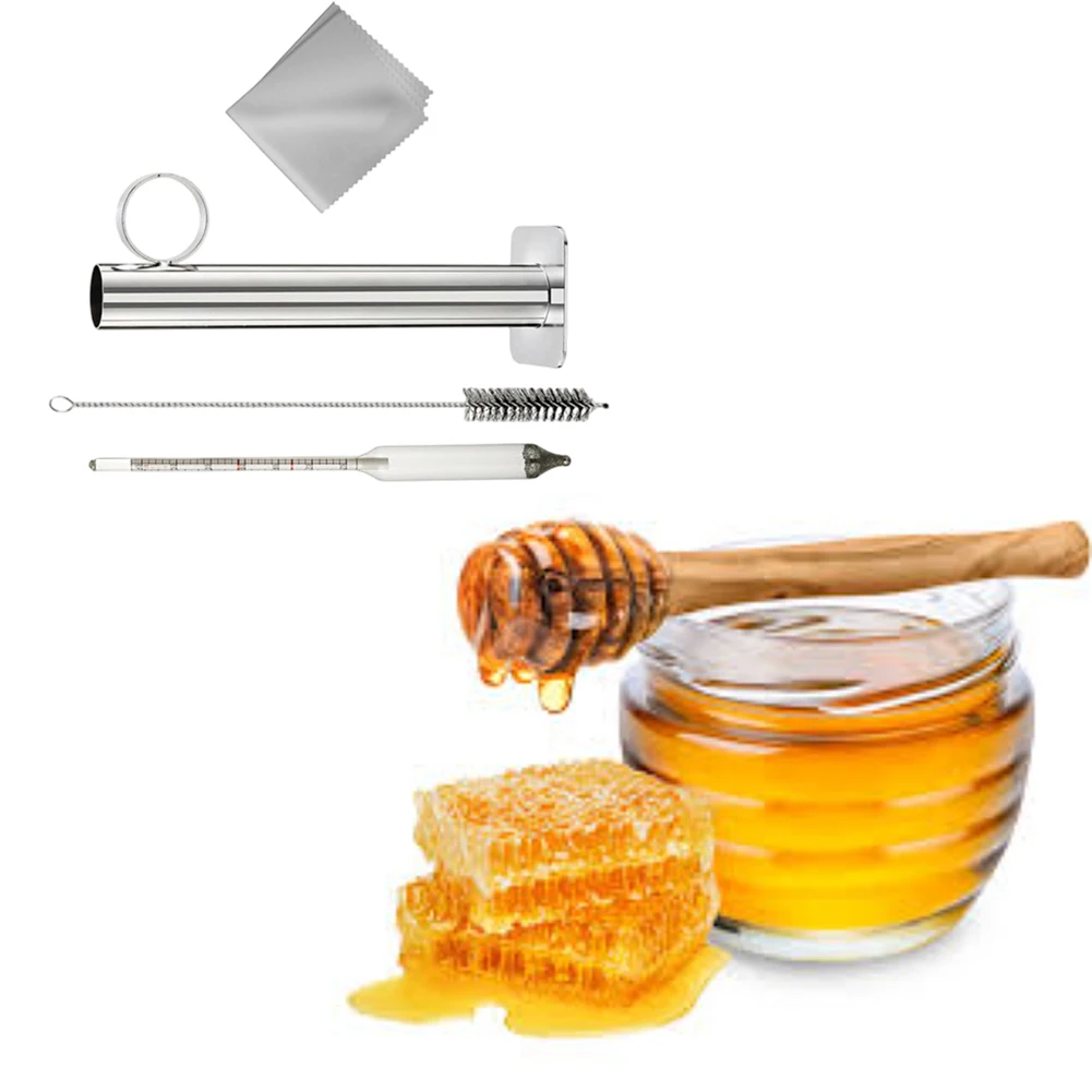 Stainless Steel Based Maple Syrup Testing Kit with Hydrometer for Brix and Baume Readings Built for Durability