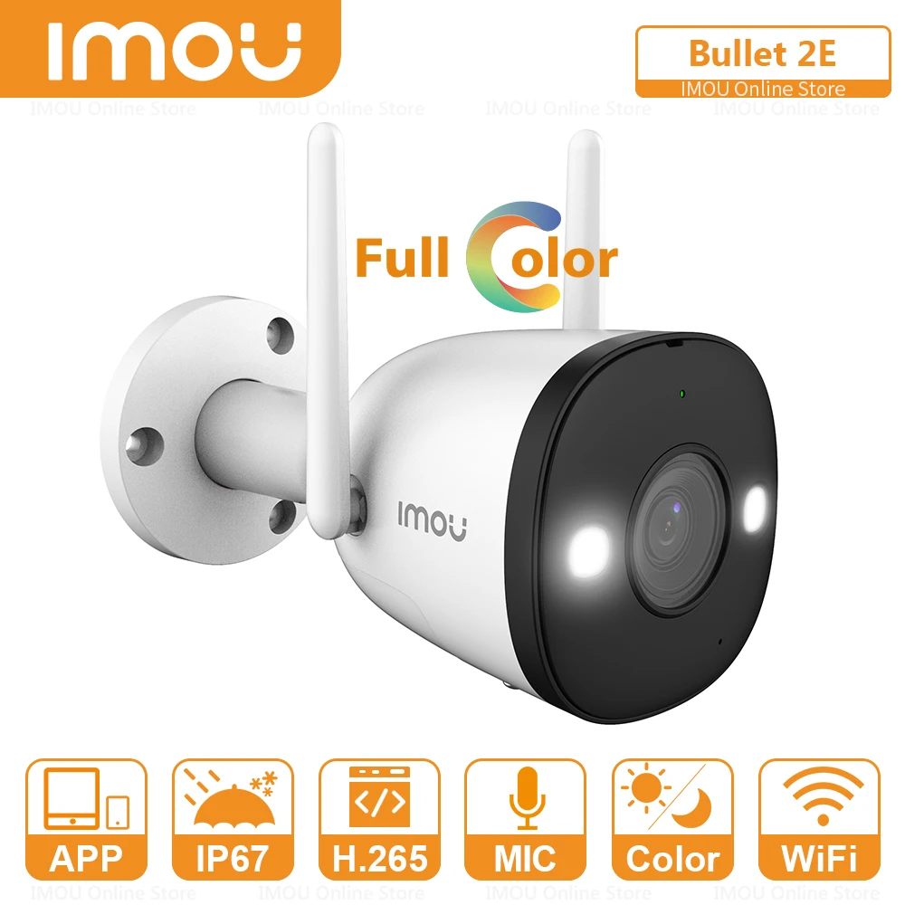 

IMOU IP Camera Wifi Outdoor Full Color Night Vision Built-in Spotlight Audio Recording ONVIF Soft AP Mode P2P Surveillance Cam