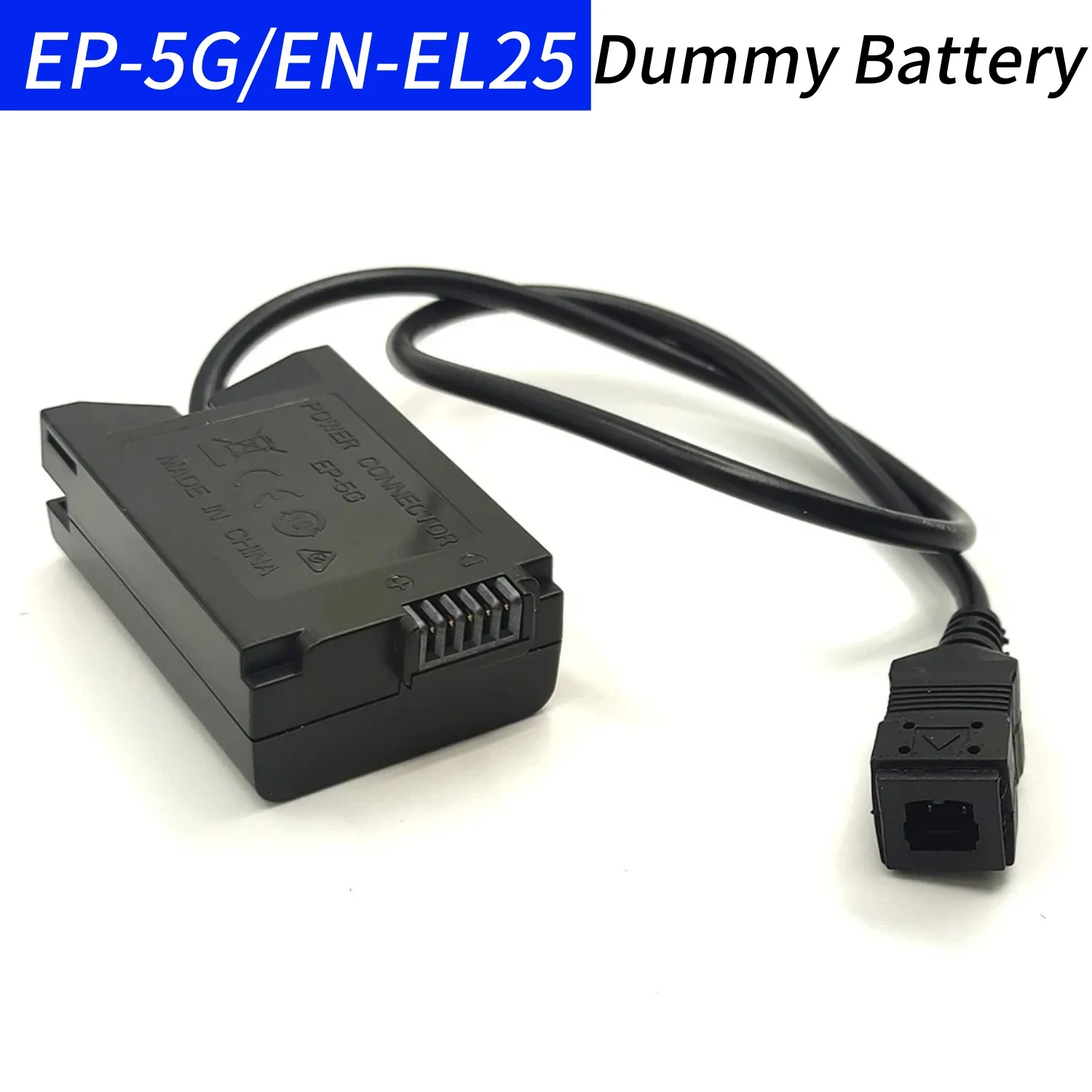 

4 Pin EP-5G DC Coupler EN-EL25 Dummy Battery For Nikon Z50 ZFC Z30 Cameras