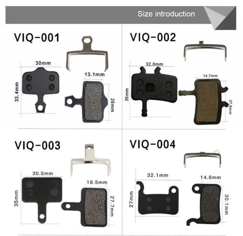 Bicycle Latch Resin Disc Brake Riding Oil Disc Brake Blocks Brake Pads MTB Mountain Road Bike Disc Brake To Make Brake Leather