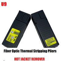 U9 Fiber Thermal Stripper Pliers Heated Optical Wire Stripping Slitter Ribbon Fiber Hot Stripper Thermal Strippingof 12 Fibers